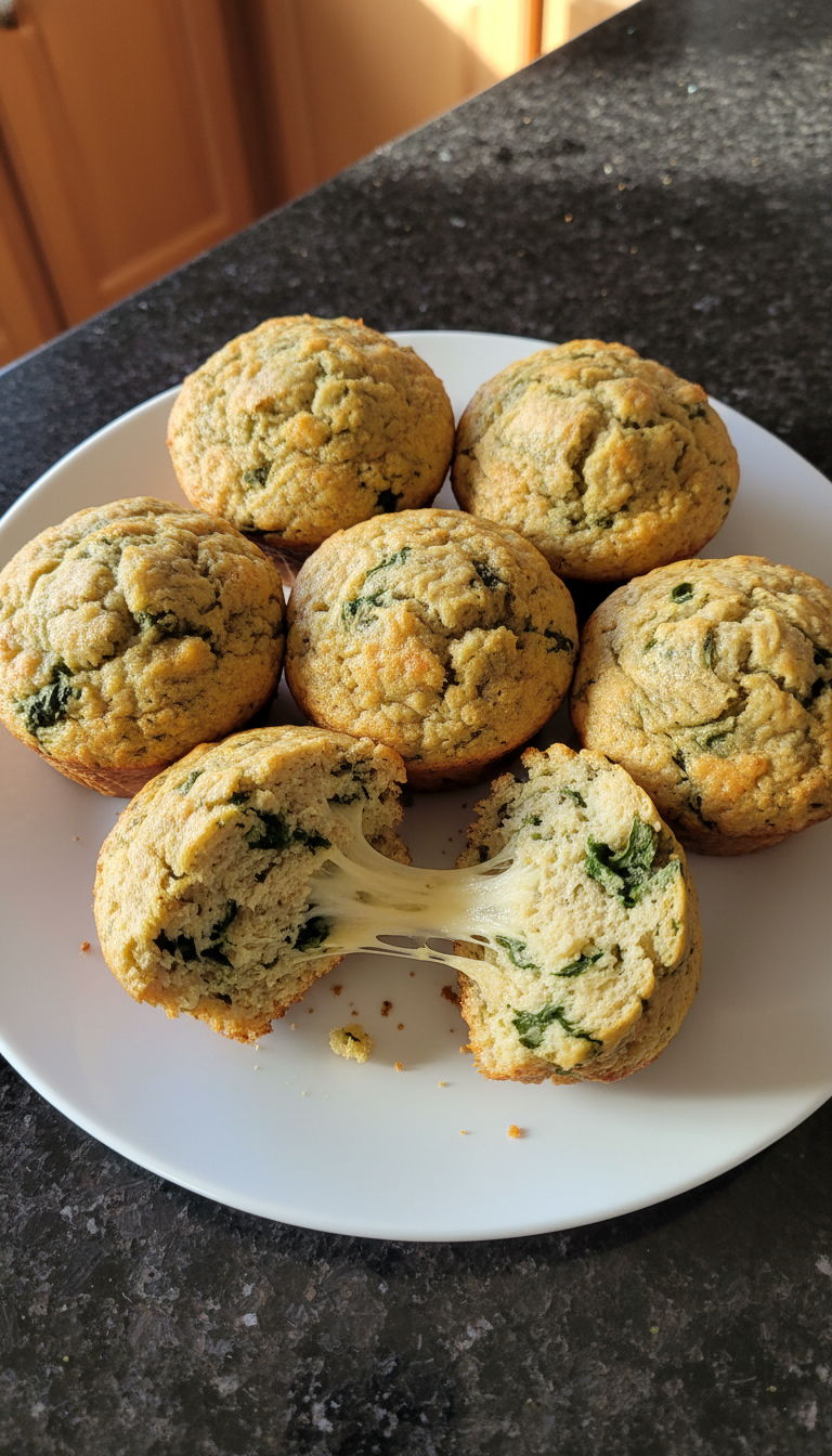 Delicious Spinach and Cheese Muffins