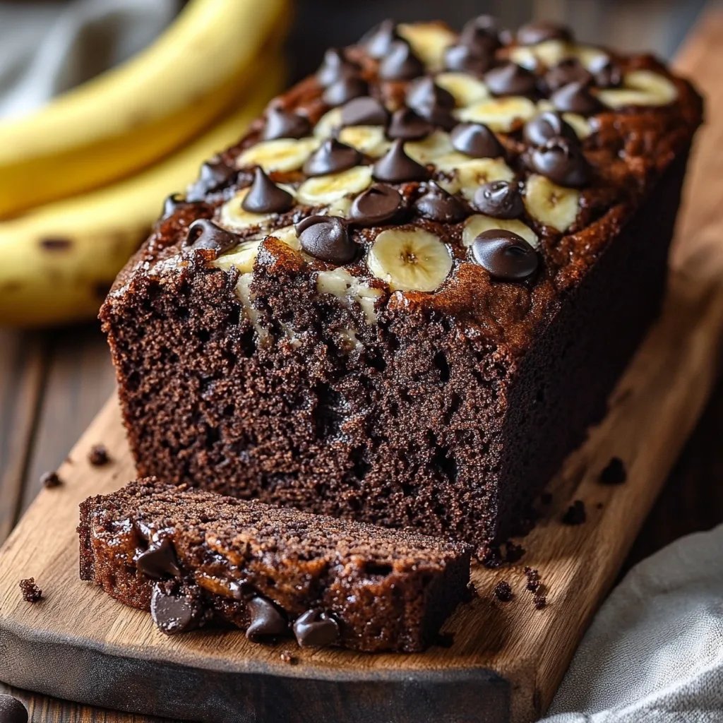 Easy Chocolate Chip Banana Bread Recipe