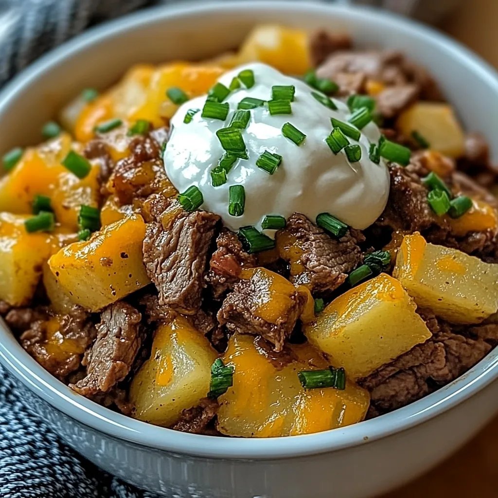 Crockpot Loaded Steak and Potato Bake: An Incredible Ultimate Recipe