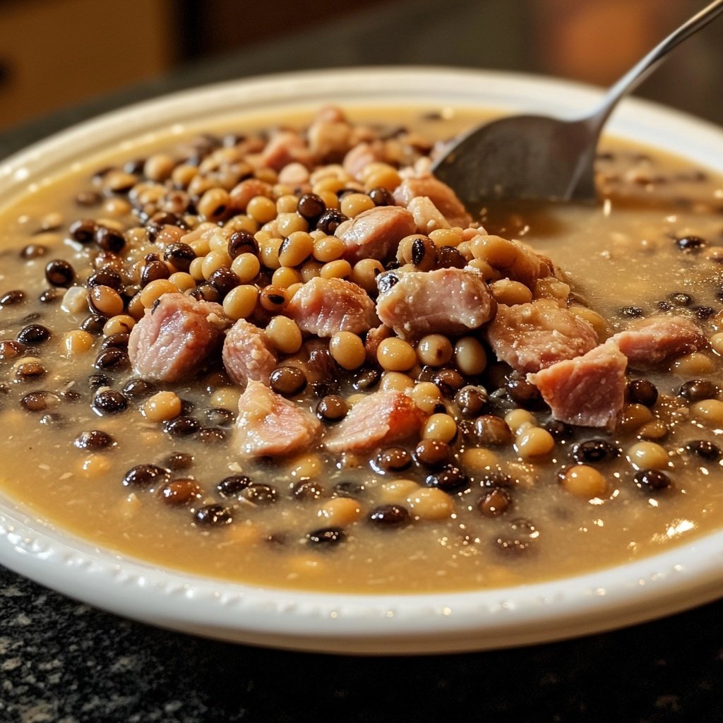 Black Eyed Peas Smoked Ham Hocks