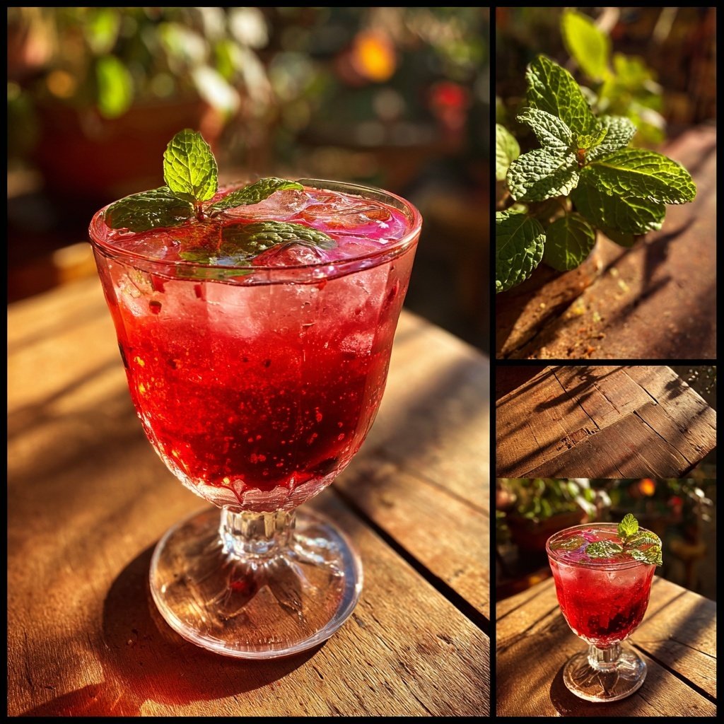 Valentine's Day Cocktail Cranberry Sweet