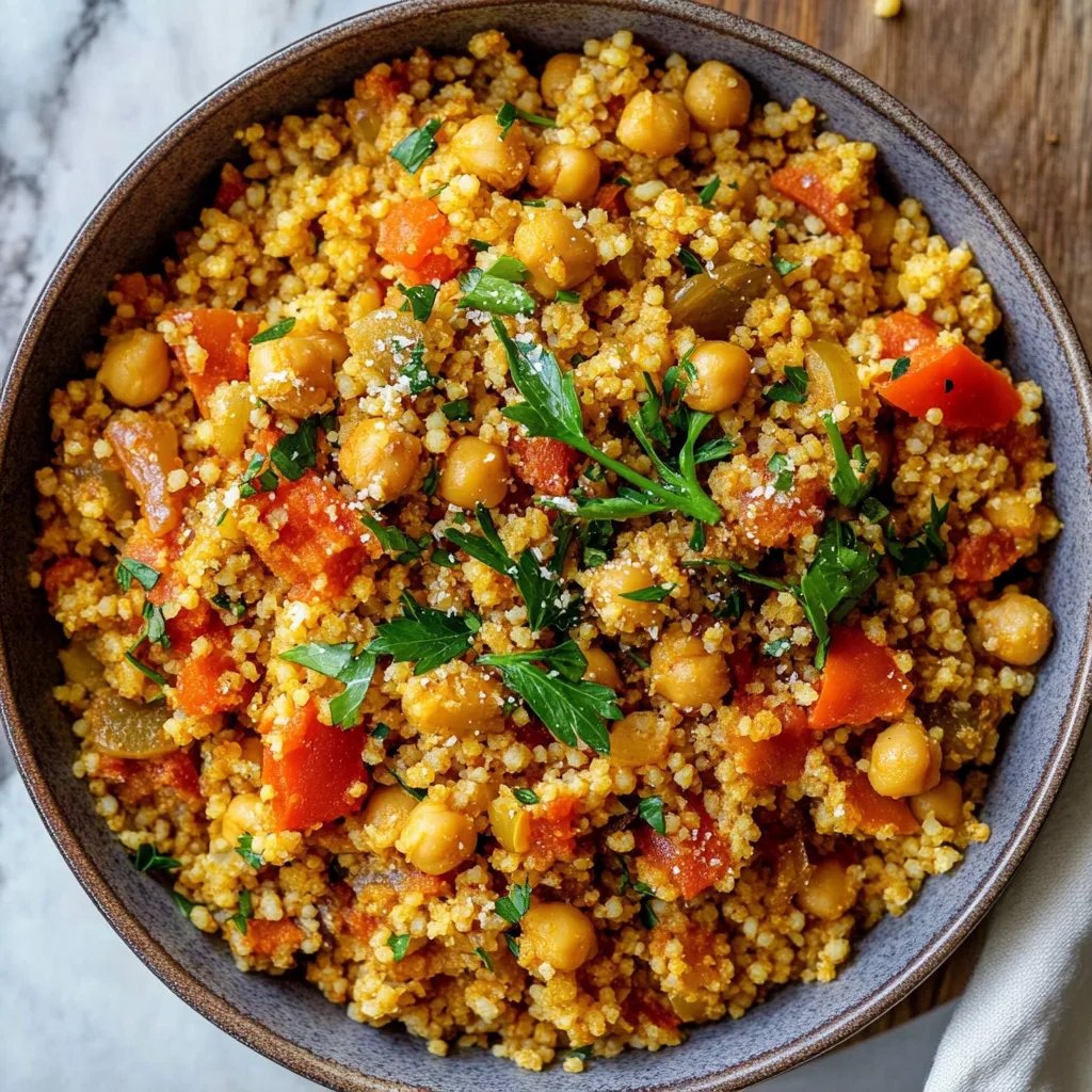 Easy One-Pot Moroccan Couscous with Chickpeas: An Amazing Ultimate Recipe