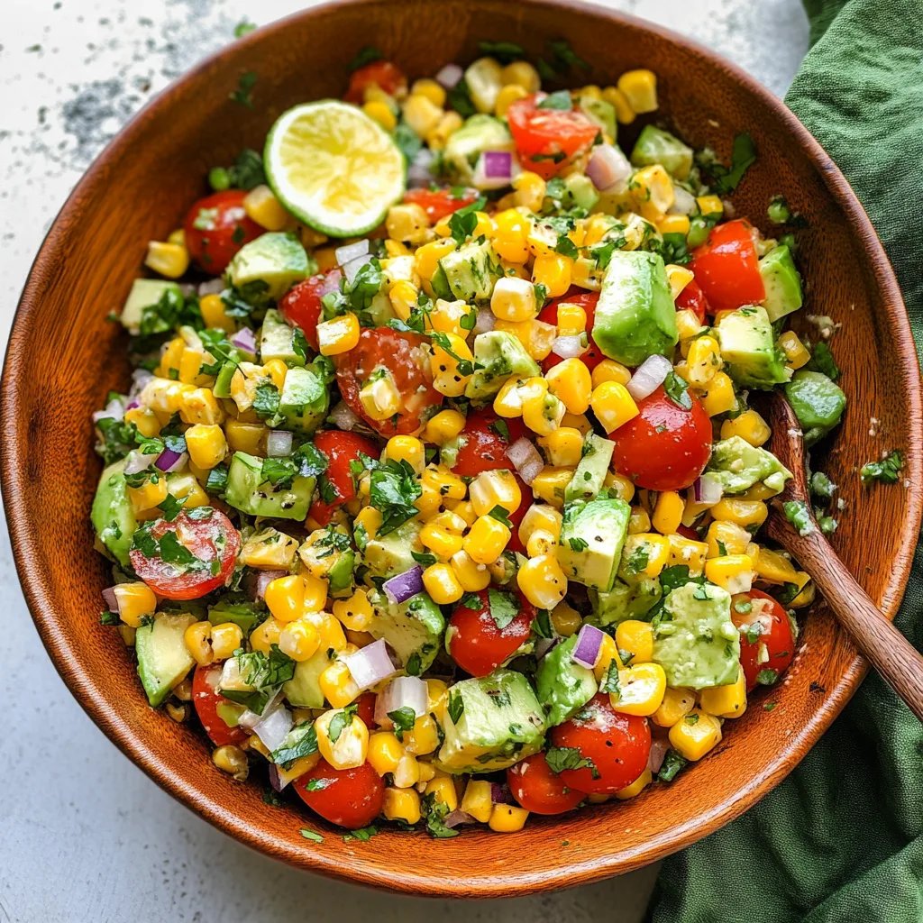 Corn Salad with Avocado: An Incredible Ultimate Recipe You’ll Love