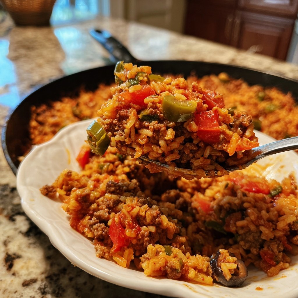Stovetop Picadillo Spanish Beef Rice