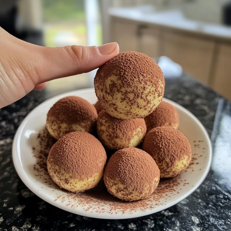 Marzipan Potato Balls