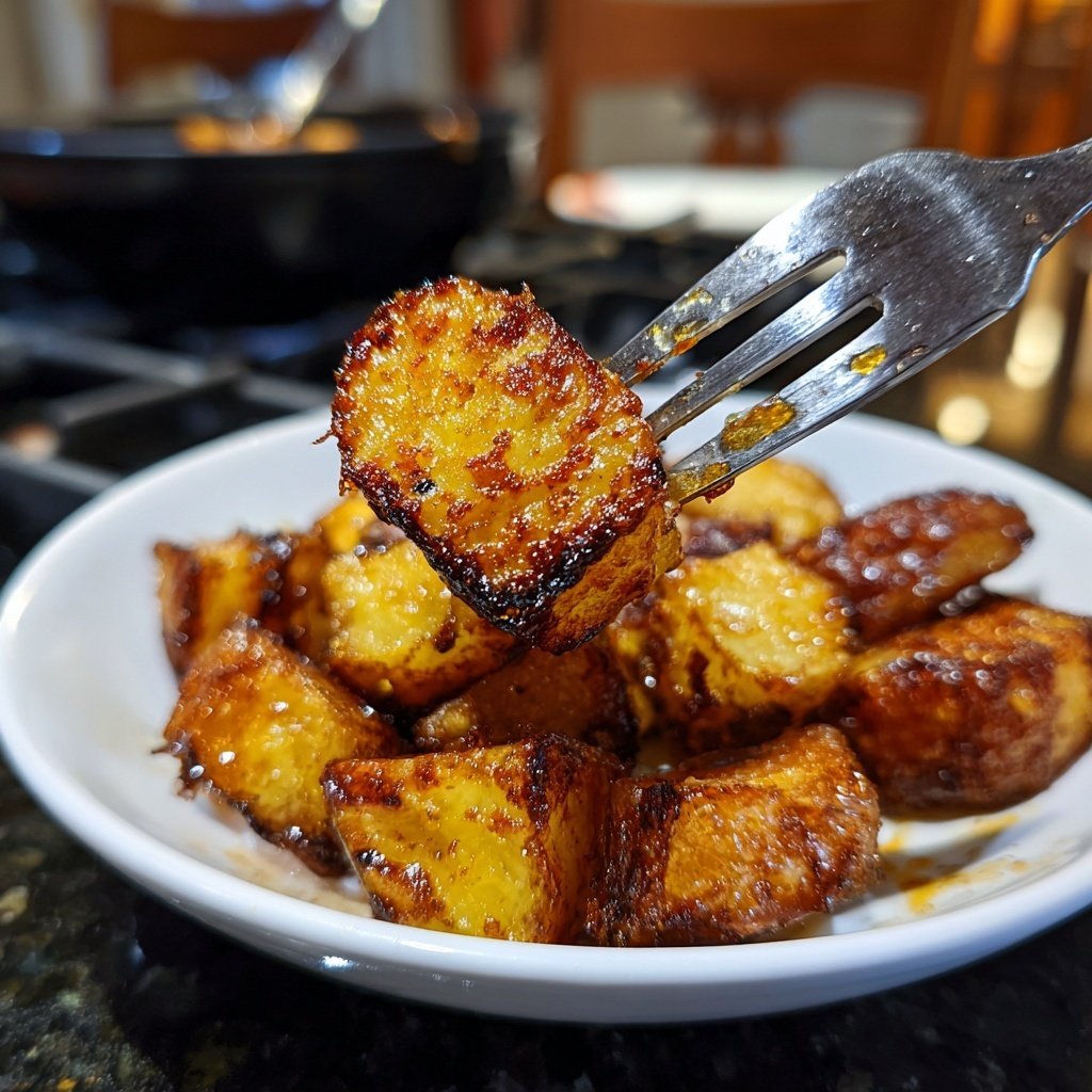 Maple-Dijon Glazed Airfryer Potatoes
