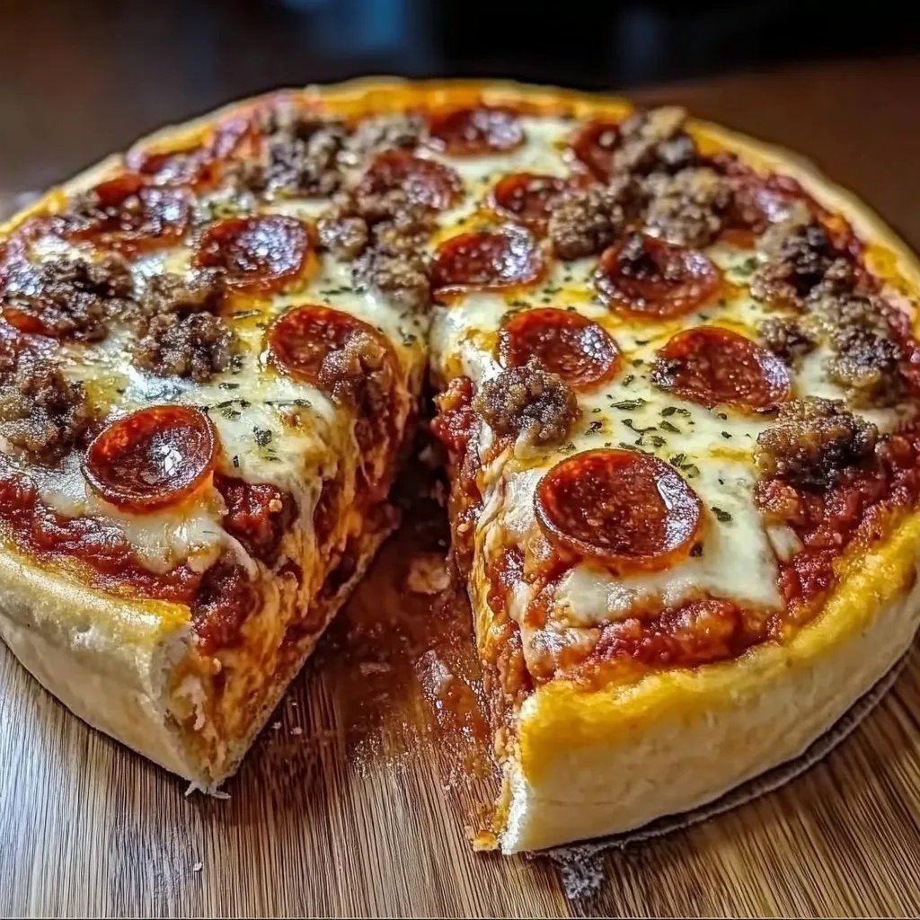 Deep-Dish Pizza Pie: An Amazing Ultimate Recipe for 4