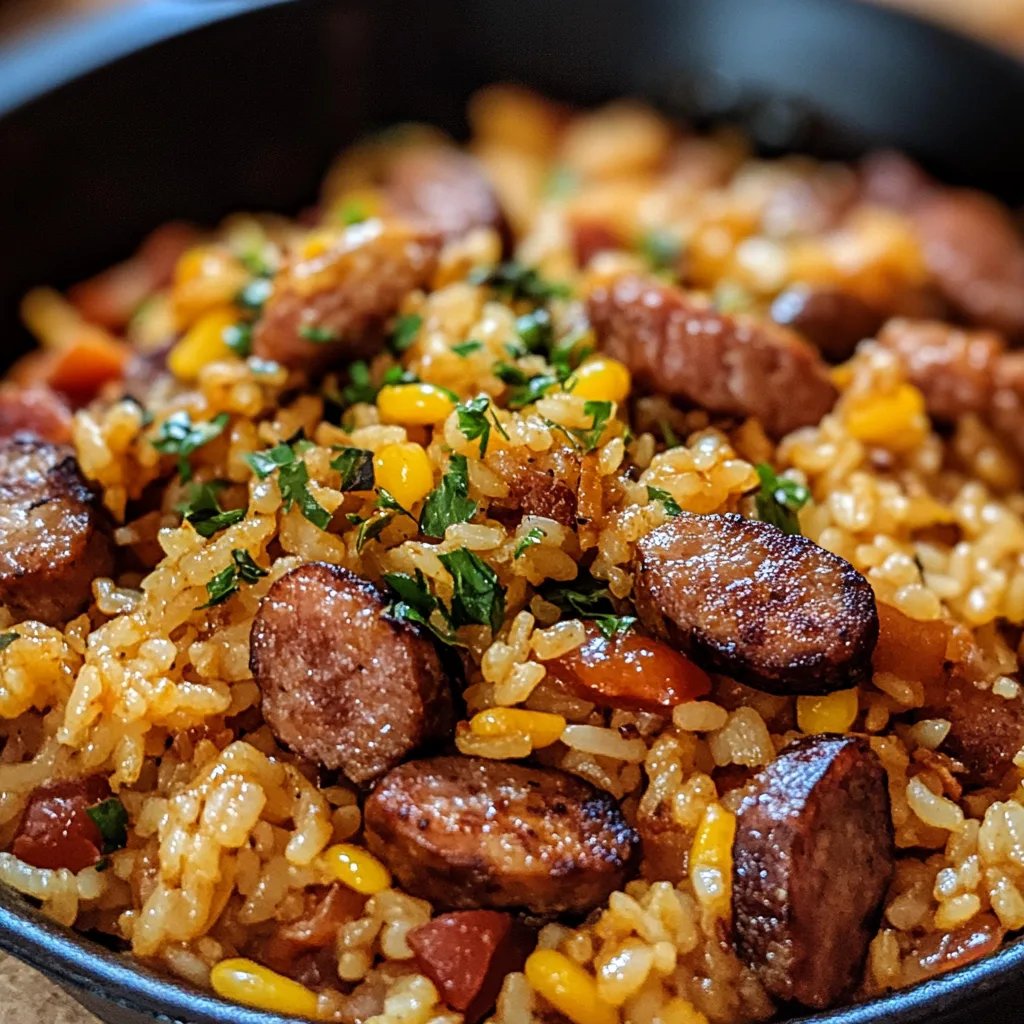 Cajun Sausage and Rice Skillet: An Amazing Ultimate Recipe