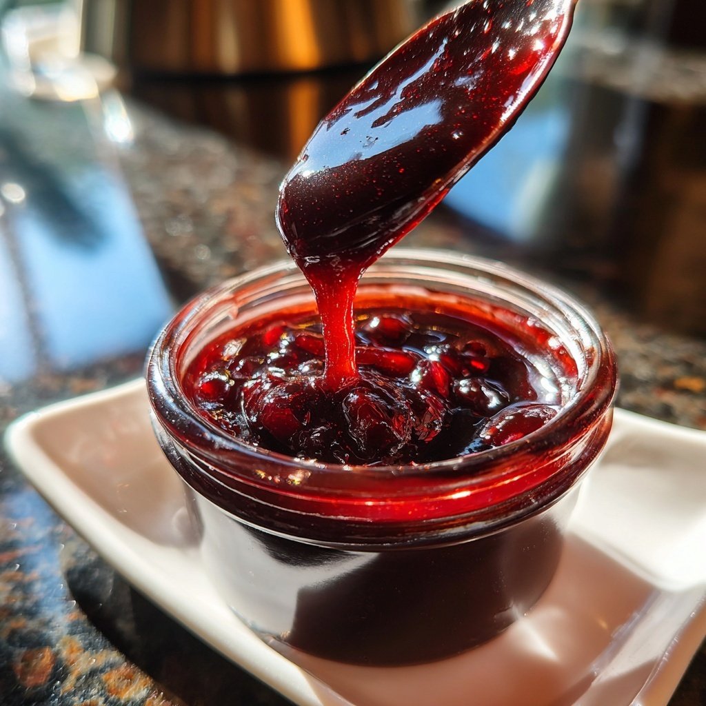 Pomegranate Balsamic Glaze for Holiday Roasts​