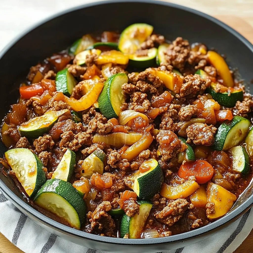Healthy Zucchini Beef Stir-Fry in Minutes: An Incredible 7-Ingredient Recipe