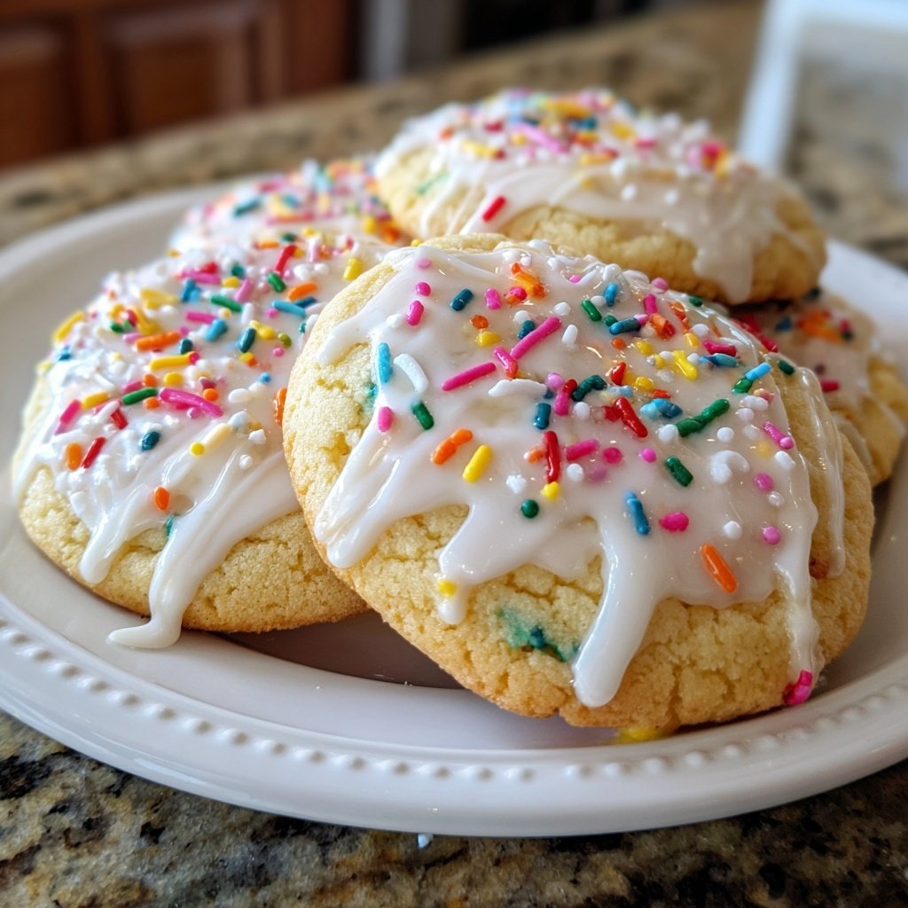 Birthday Cake Cookies