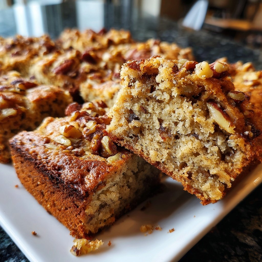 Banana Walnut Coffee Cake
