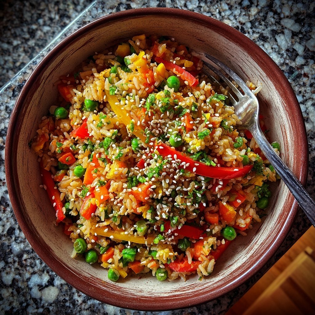 Quick Veggie Fried Rice