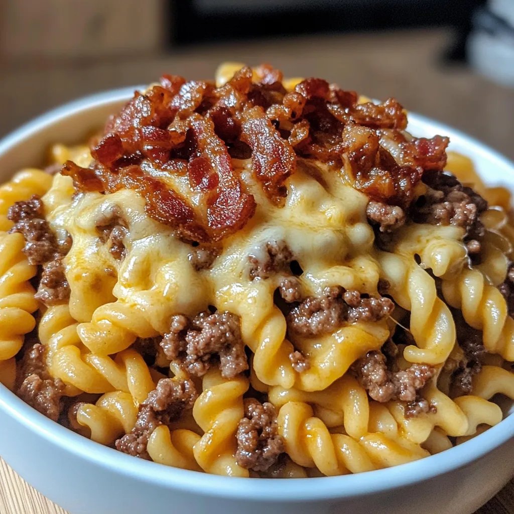 Loaded Bacon Cheeseburger Pasta: An Incredible Ultimate Recipe