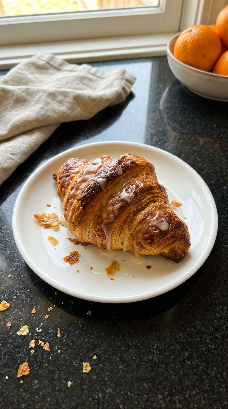 Sourdough Croissant with Citrus Glaze