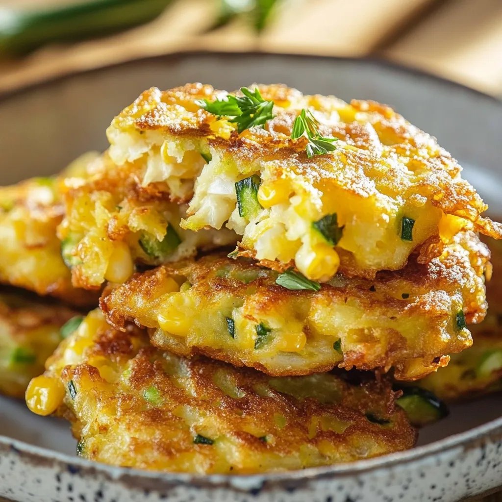Zucchini Corn Fritters