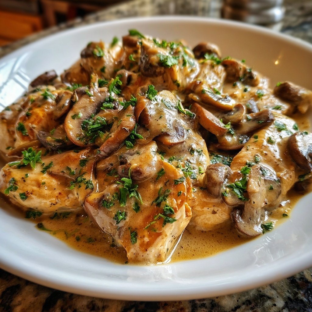 Chicken Stroganoff Mushrooms