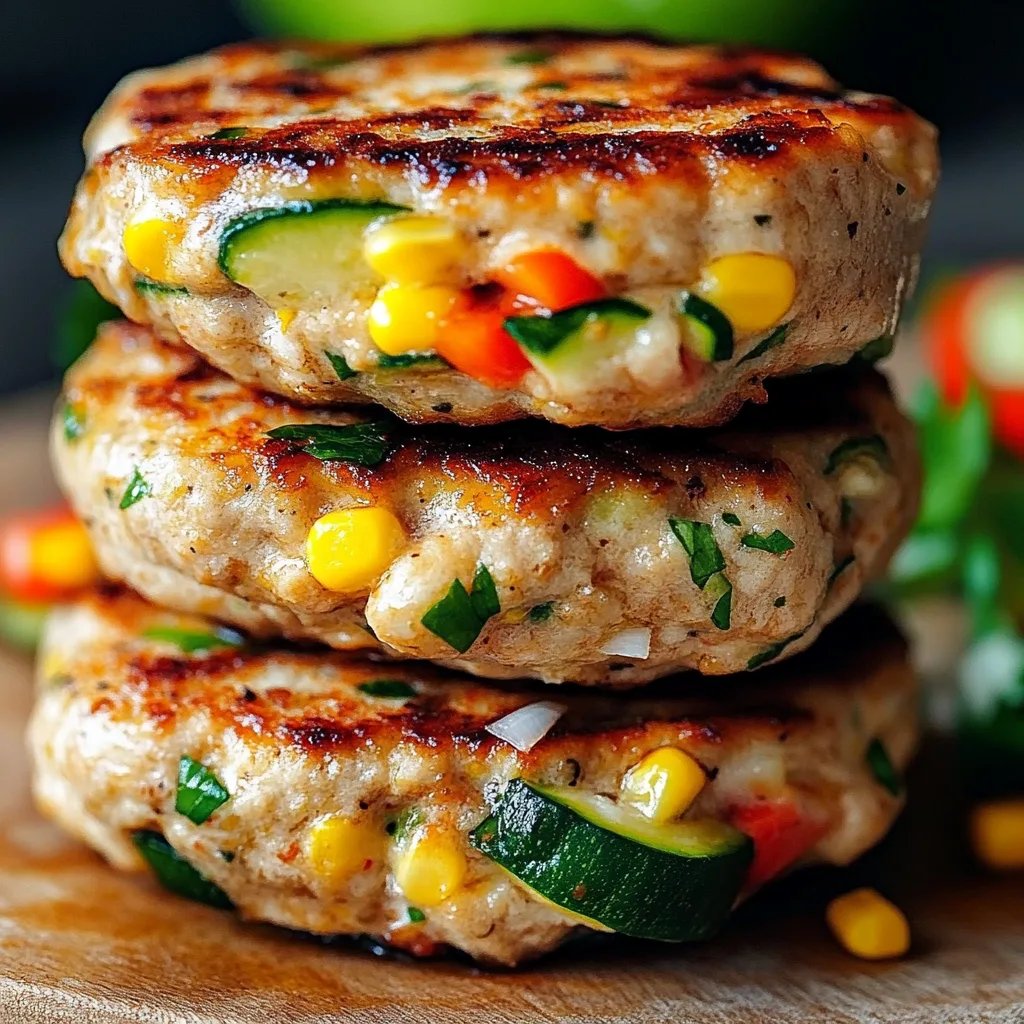 Chicken, Zucchini & Corn Burgers Recipe: An Amazing Ultimate Idea