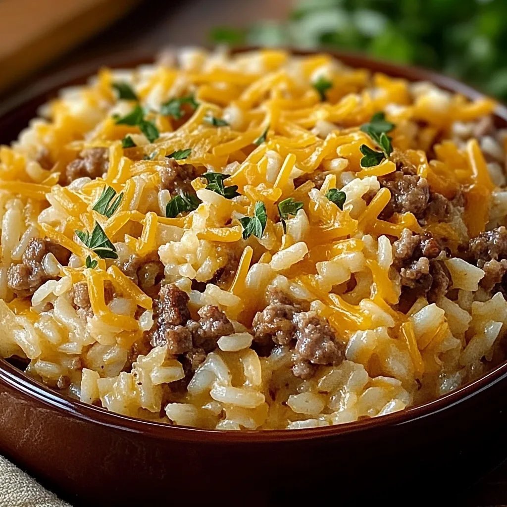 Cheesy Hamburger Rice Casserole: An Incredible Ultimate Recipe You’ll Love