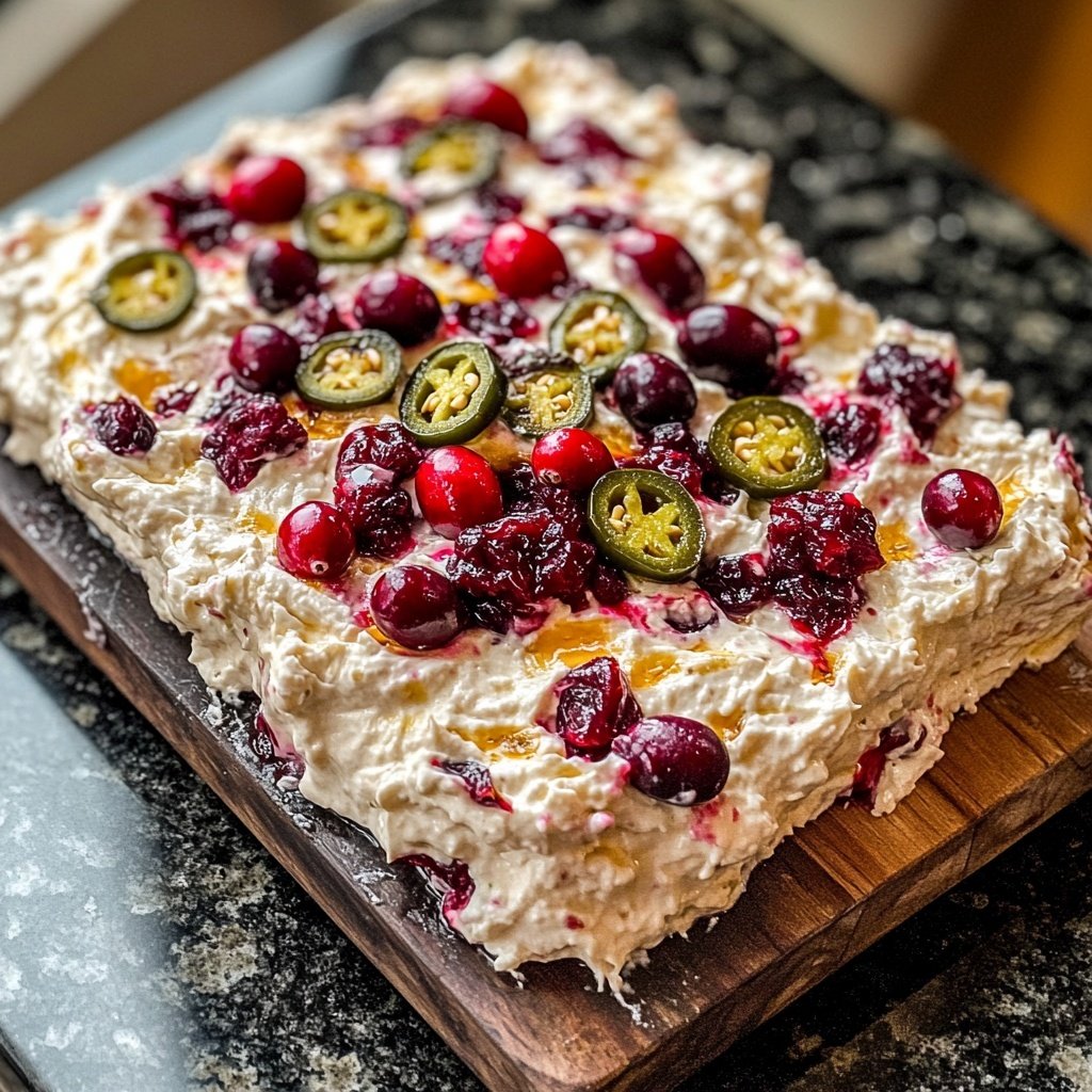 Cranberry Jalapeño Cream Cheese Dip