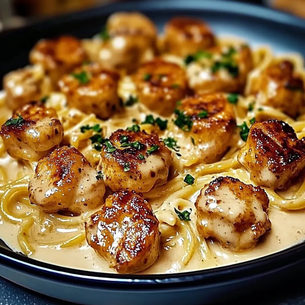 Garlic Butter Chicken Bites with Creamy Pasta: An Incredible Ultimate Recipe