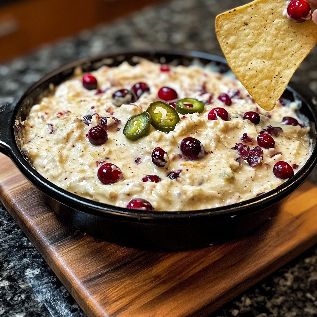 Quick Cranberry Jalapeno Dip