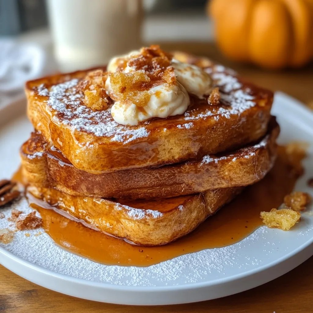 Easy Pumpkin French Toast