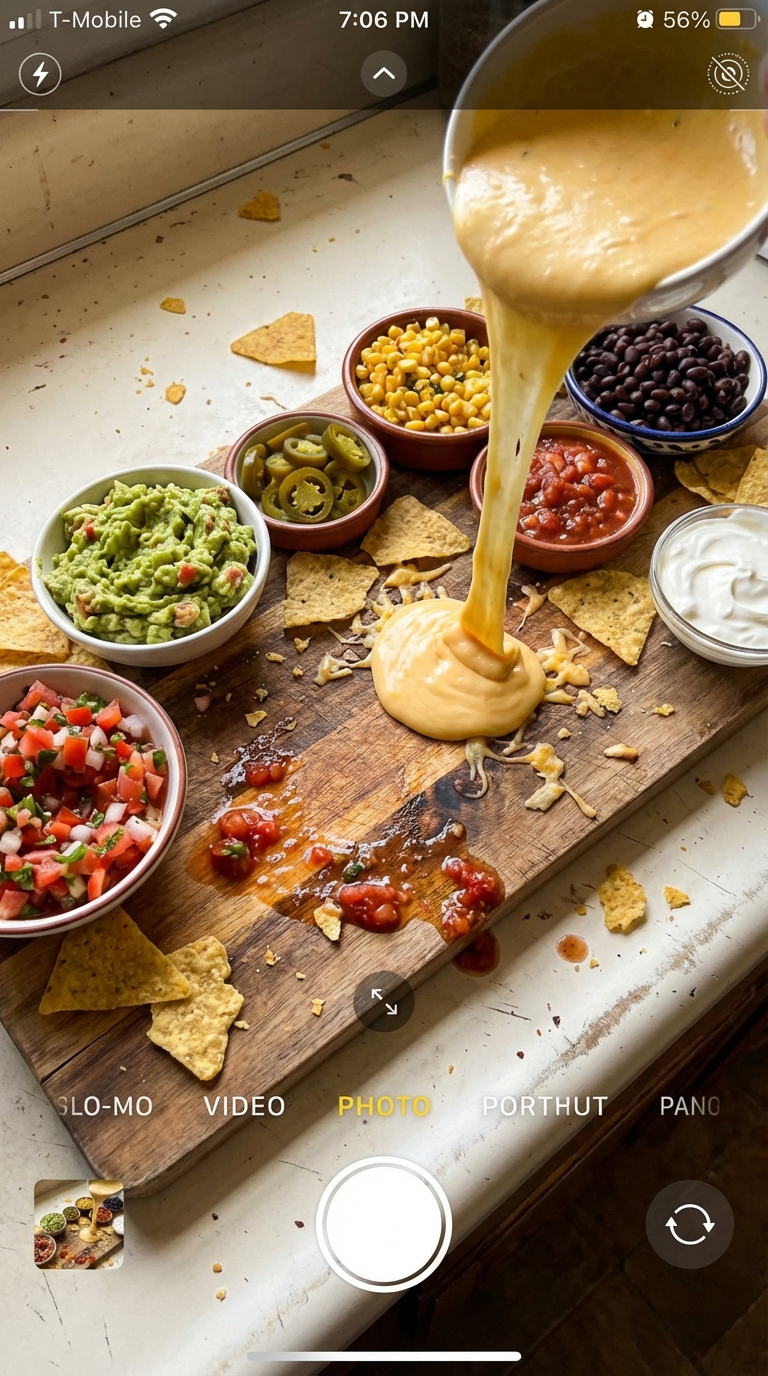 Deluxe Nacho Toppings Bar