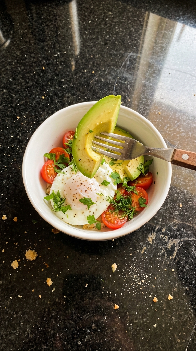 Egg Avocado Breakfast Bowl