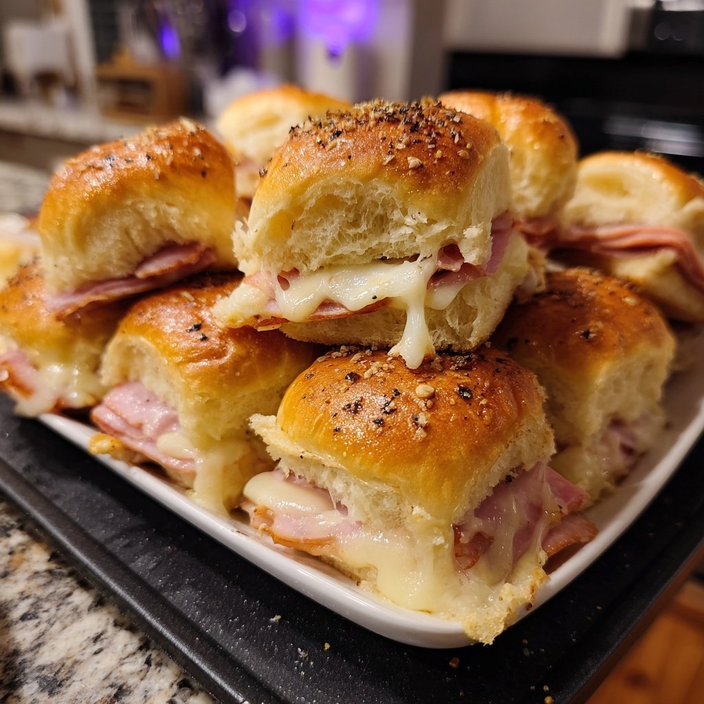 Classic Ham and Swiss Sliders