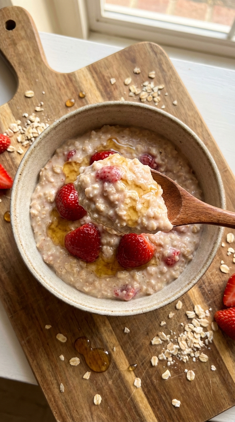 Creamy Strawberry Oats Delight