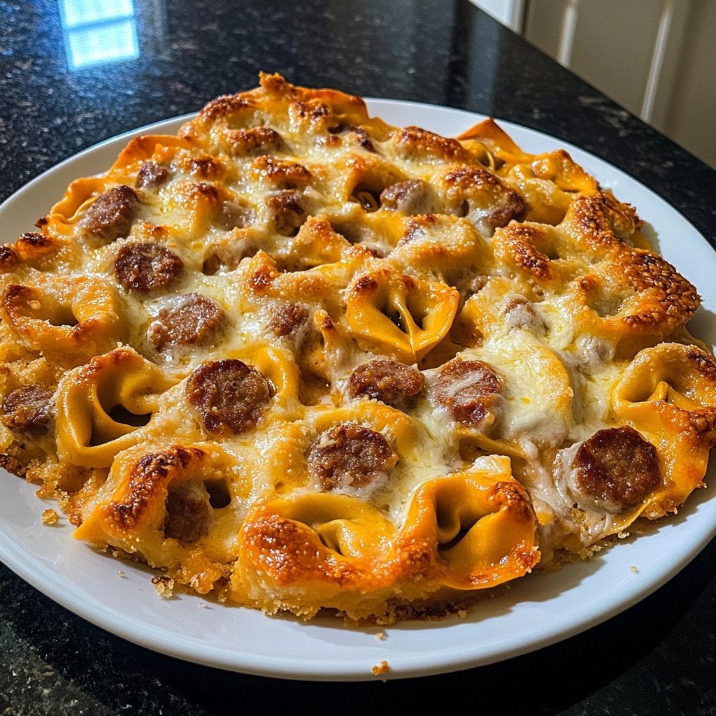 Baked Tortellini with Sausage