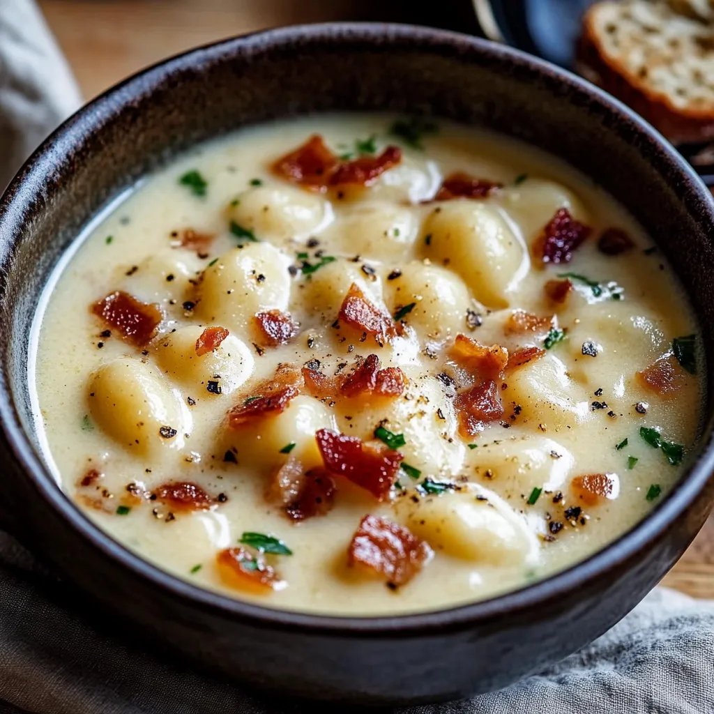 Bacon Cheddar Gnocchi Soup: An Incredible Ultimate Recipe