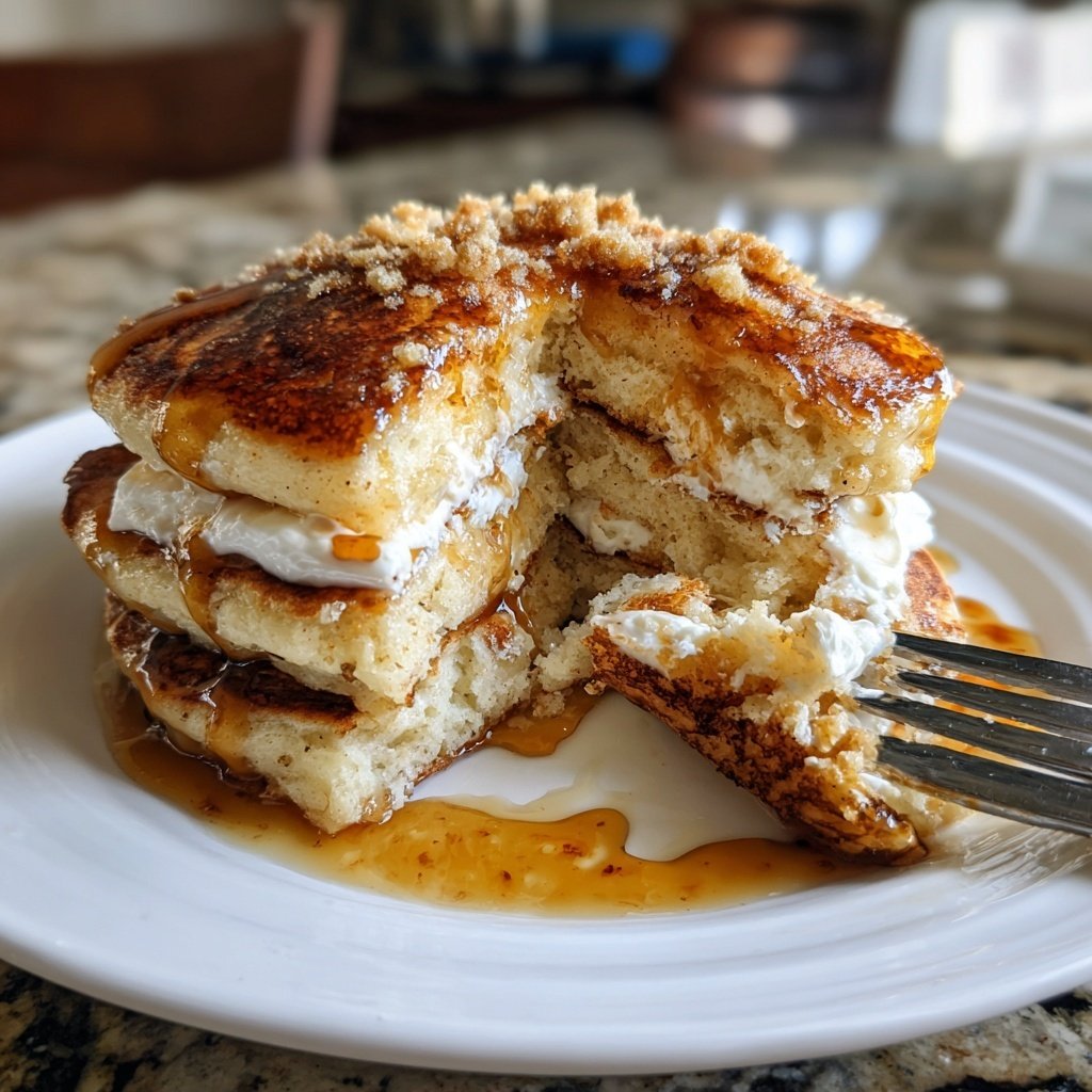 Protein-Rich Ricotta Pancakes with Greek Yogurt​