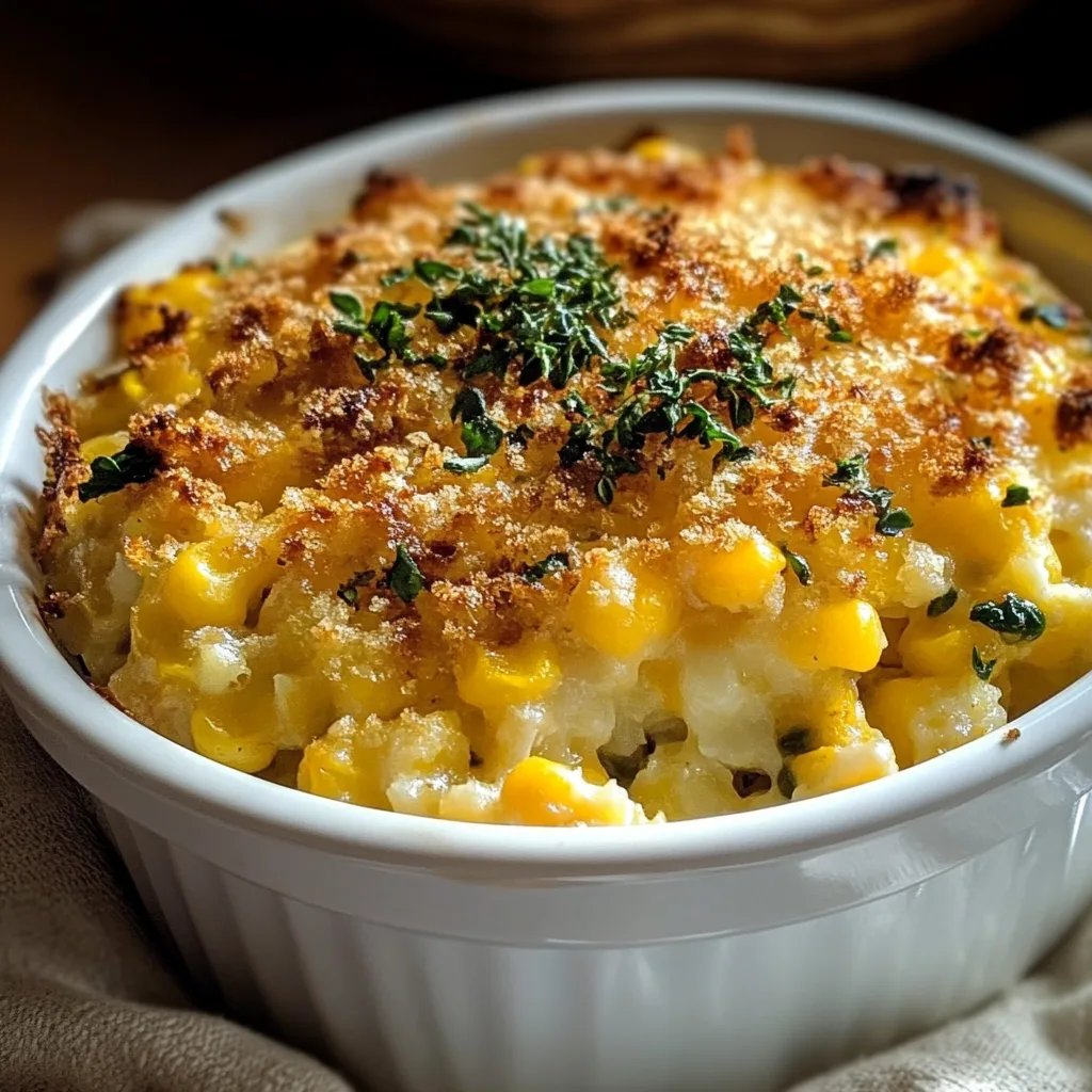 Delicious Corn & Squash Casserole