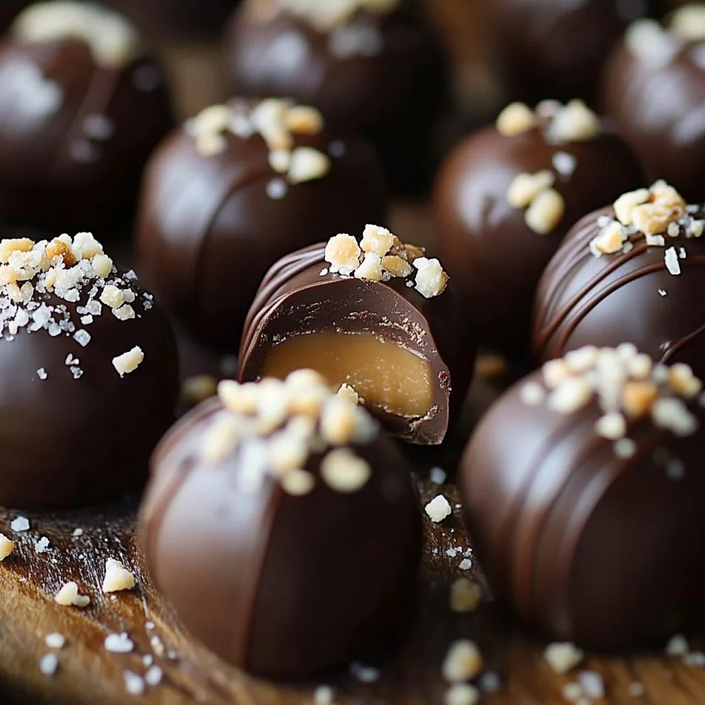 Salted Caramel Truffles