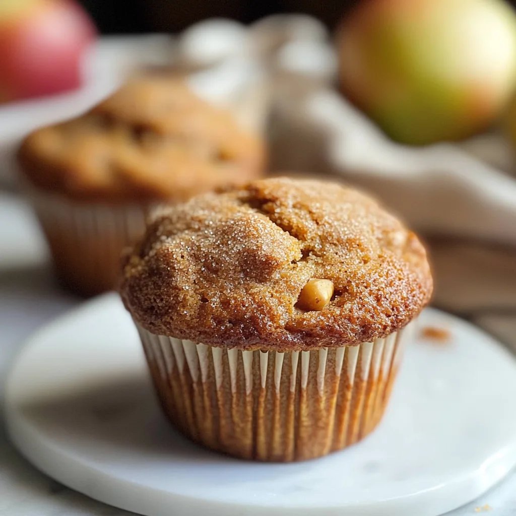 Cinnamon Applesauce Muffins
