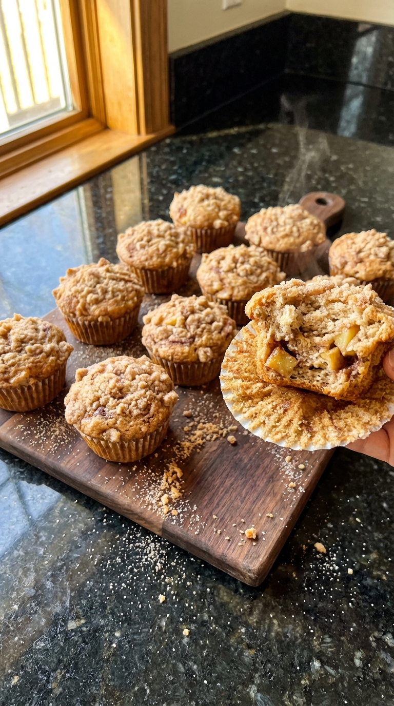 Sweet Cinnamon Apple Muffins